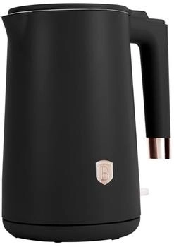 BerlingerHaus doppelwandig 1.7L Black Rose Collection, , Schwarz 110358