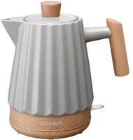 Concept RK0091, Concept Czajnik elektryczny ceramiczny RK0091 szary (1.50 l)...