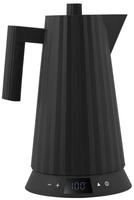 Alessi Plisse Wasserkocher schwarz mit Temperaturregelung (MDL21 B)