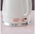 KVOTA Wasserkocher aus Keramik 1,5 Liter 1500 Watt weiß