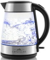 ETA Glas-Wasserkocher Crystela II I 1.7 Liter I 2200 Watt I Kontakt System...