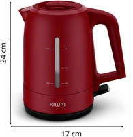 Krups Wasserkocher "BW2445 Pro Aroma" 1,6 l 2400 W verschlie&szlig;barer Deckel,...