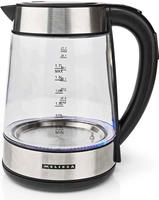 Melissa 16130311, Melissa 16130311 Wasserkocher Silber, Transparent