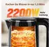 Aigostar Wasserkocher Edelstahl Doppelwand Elektrischer Wasserkocher mit Wasserstandsanzeige, 1.7 l, 2200,00 W, 4 Minuten Schnell auf 100°C, BPA Frei