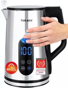Turmix Wasserkocher mit Temperatureinstellung 1,7L 2200W