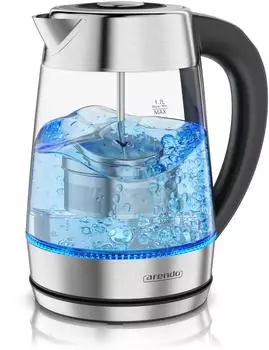 Arendo Wasserkocher Glas 1.7l 2200w 307980