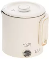 Adler AD 1388b Reisewasserkocher 0,8L kompakt leicht klappbarer Griff Beige
