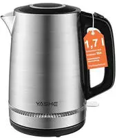 Yashe Edelstahl-wasserkocher Fk-1907, 1,7 L, 2200 W