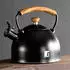 Bergner Wasserkocher BG-37312 2,3L Edelstahl Matt Schwarz