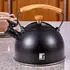 Bergner Wasserkocher BG-37312 2,3L Edelstahl Matt Schwarz