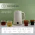 CHiATO eatPLAY Groove Elektrischer Wasserkocher 1,7 Heller Sand