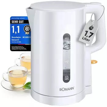 Bomann WK 6090 CB wei&szlig;