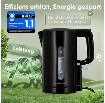 Clatronic 264835 – Clatronic 264835 vereint Filterfunktion und sichere Bedienung