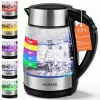 Wasserkocher Mit Temperaturwahl 1,7l, 2200w Schneller Elektrischer Wasserkocher