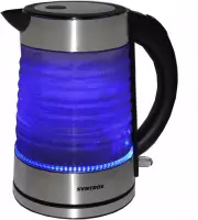 Syntrox Germany 1,7 l Edelstahl Wasserkocher Glas beleuchtet Aguas | Teekocher,