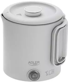 Adler Reise-Wasserkocher AD 1388 0,8L 650W grau (AD 1388)