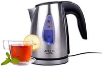 Adler Wasserkocher Ad 1203 Standard 1630 W 1 L Edelstahl 360&deg;-drehfu&szlig; 24