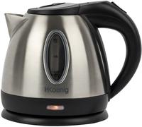 H.Koenig Wasserkocher BO12, 1,2 Liter, 1630 Watt, Edelstahlgeh&auml;use, silber