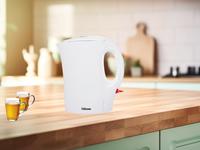 Tristar - Wasserkocher 1 Liter Wei&szlig; Automatische Abschaltung 1100watt