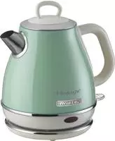Ariete 2868GR, Ariete Vintage Wasserkocher Green (hellgr&uuml;n, 1.630 Watt, 1 Liter)