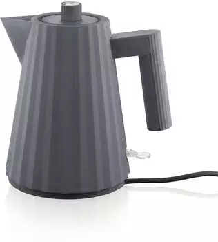 Alessi Plisse&eacute; Wasserkocher 1,7l grau