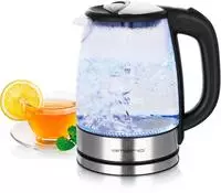 Emerio Glas-Wasserkocher Schwarz