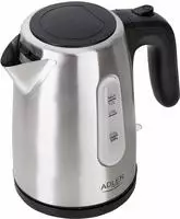 Adler Ad 1273 Electric Kettle 1 L 1200 W Black, Hazelnut, Stainless Steel