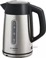 BOSCH Wasserkocher "DesignLine TWK4P440, Ausgie&szlig;en ohne Spritzer, Tassenanzeige" 1,7