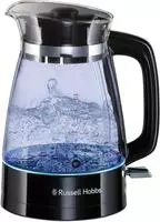 Russell Hobbs Wasserkocher Glas Classic Design mit LED-Beleuchtung (1,7l, 2400W,