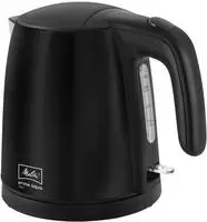 Melitta Prime Aqua Mini Wasserkocher 1018-02 Edelstahl Schwarz Edition 1,0 L 2200 W