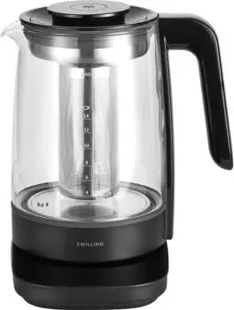 ZWILLING Enfinigy Elektrischer Wasserkocher Teeau 1,7 Schwarz
