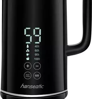 Hanseatic Wasserkocher 62544913, 1,7 l, 2200 W – Hanseatic Wasserkocher 62544913, 1,7 l, 2200 W – Schnelles Aufheizen für täglichen Teegenuss