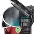Arendo Elegant 1,5 Liter Rot Metallic