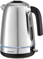 Maestro MR-050 Elektrischer Wasserkocher mit Beleuchtung, silberfarben 1,7 L...