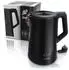 Arendo Edelstahl Wasserkocher Aesthet 1,5L, schwarz