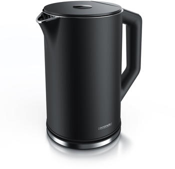 Arendo Edelstahl Wasserkocher mit Temperatureinstellung »ELEGANT 1,5 Liter in Schwarz«