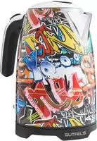 Gutfels Water 3010G Wasserkocher 1,7L 2200W Graffiti-Look