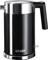 Graef WK 62, Graef Wasserkocher WK 62 - Rostfreier Stahl/Acrylschwarz - 2150 W
