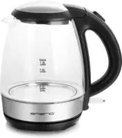 Emerio Wasserkocher WK-125145, transparent, 1,2 Liter, 2200 Watt, mit...