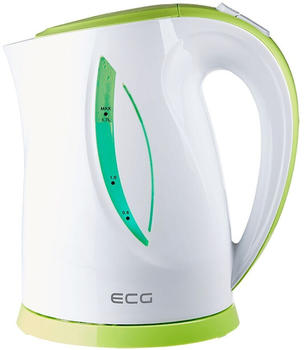 ECG RK 1758 Green, Wasserkocher, 1,7 Liter, Grün-weiß, Plastik, 1.7 liters