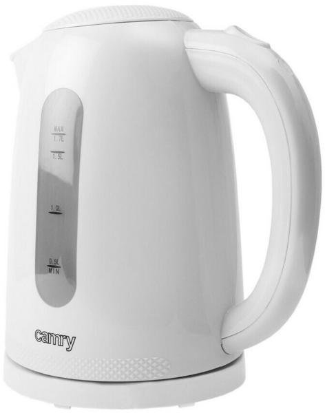 Camry CR 1254 W elektrischer Wasserkocher Kunststoff, Weiß