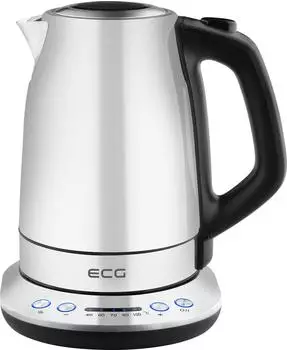 ECG Wasserkocher RK 1791, 1,7 l, 2200 W, Elegante Ausf&uuml;hrung aus rostfreiem Edelstahl
