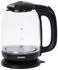 Mesko Wasserkocher MS 1302b Glas-Wasserkocher, schwarz 1,7 Liter, 2200 W