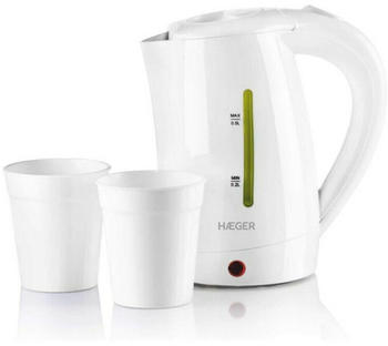 Haeger Wasserkocher 0,5l 1100W Wei&szlig;
