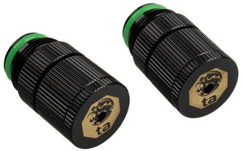 Bitspower Touchaqua Wasserauslass G1/4 Zoll AG - 2er-Pack schwarz