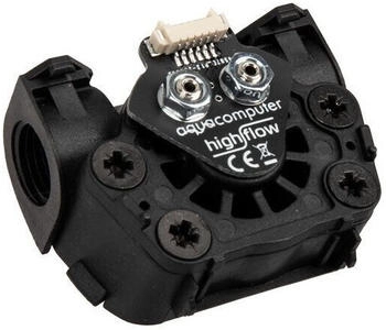 Aqua-Computer Durchflusssensor high flow LT 2x G1/4 - schwarz