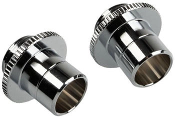 Bitspower Touchaqua Link Adapter Male G1/4 Zoll AG auf Link Tube verstellbar 16-22mm - 2er-Pack sil