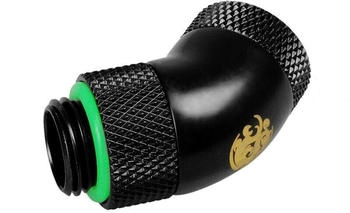 Bitspower Adapter 45 Grad G1/4 Zoll AG auf G1/4 Zoll IG - drehbar carbon schwarz