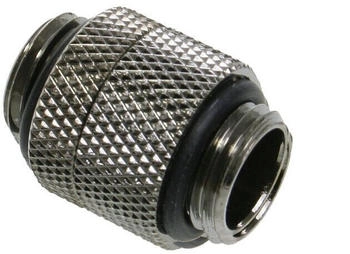 Bitspower Adapter gerade G1/4 Zoll AG auf G1/4 Zoll AG - drehbar schwarz glänzend
