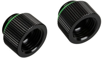 Bitspower Touchaqua Adapter gerade G1/4 Zoll AG auf G1/4 Zoll IG - 2er Pack 10mm schwarz